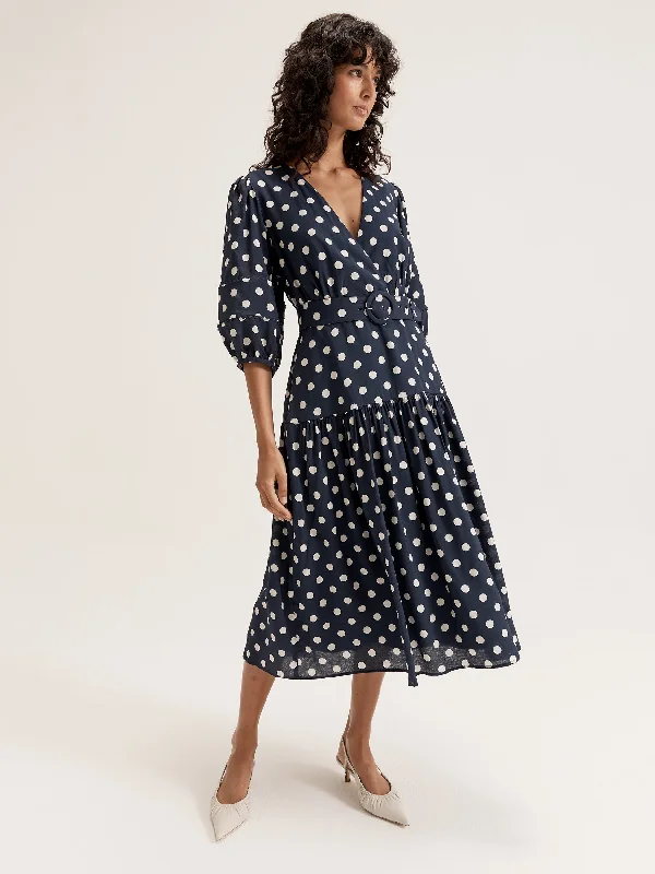 Midi Dresses for City Style -Harbour Spot Dress