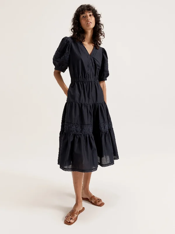 Midi Dresses for Film Nights -Bowline Dress