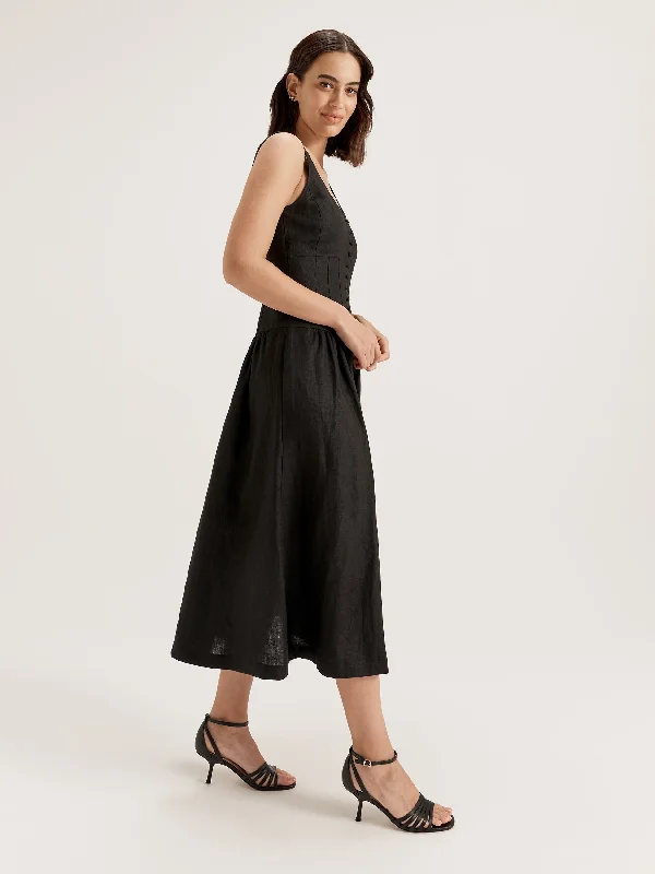 Midi Dresses for Night Chill -Celine Sundress