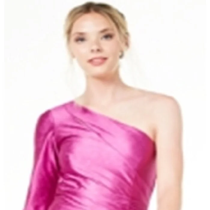 Movie-Night Party Dress -City Studios Women's Long Sleeve Short Sheath Cocktail Dress Pink Size 13