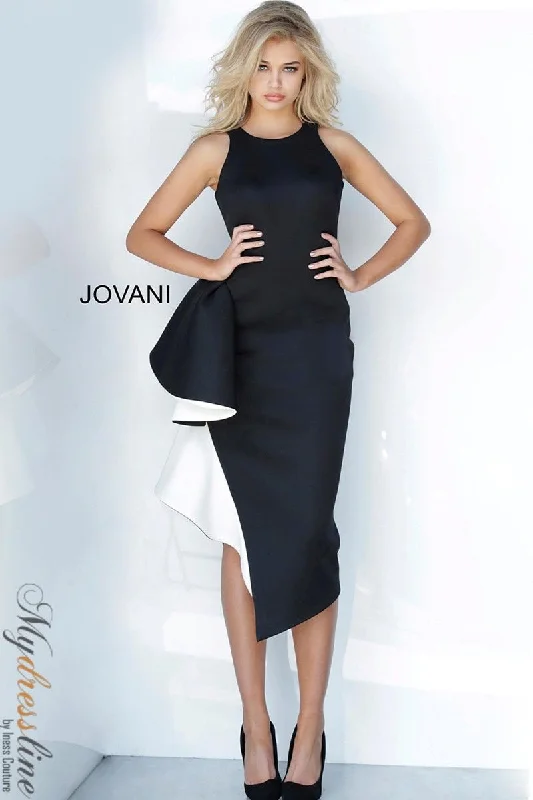 Cross-Edge Party Dress -Jovani 00572