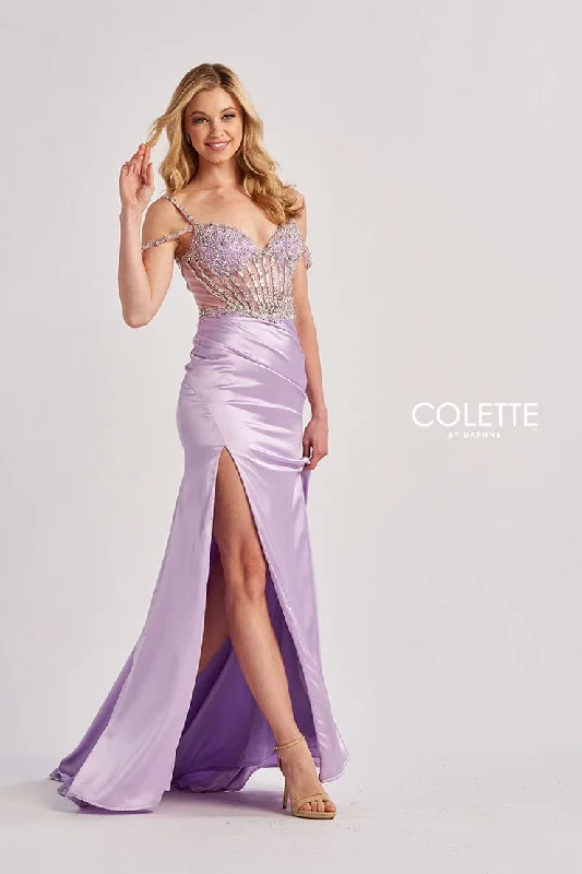 Ruffle Evening Dress -Colette: CL8460