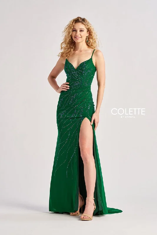 Lace-Up Evening Dress -Colette: CL8510