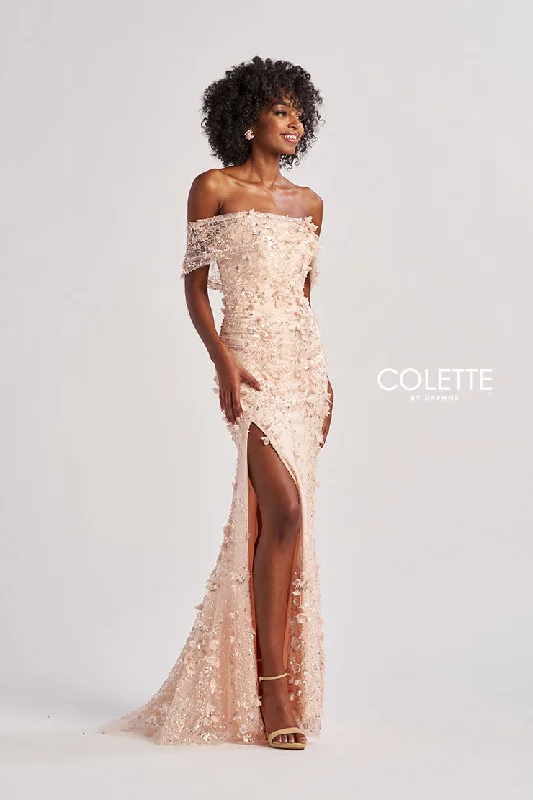 Tie Evening Dress -Colette: CL8530