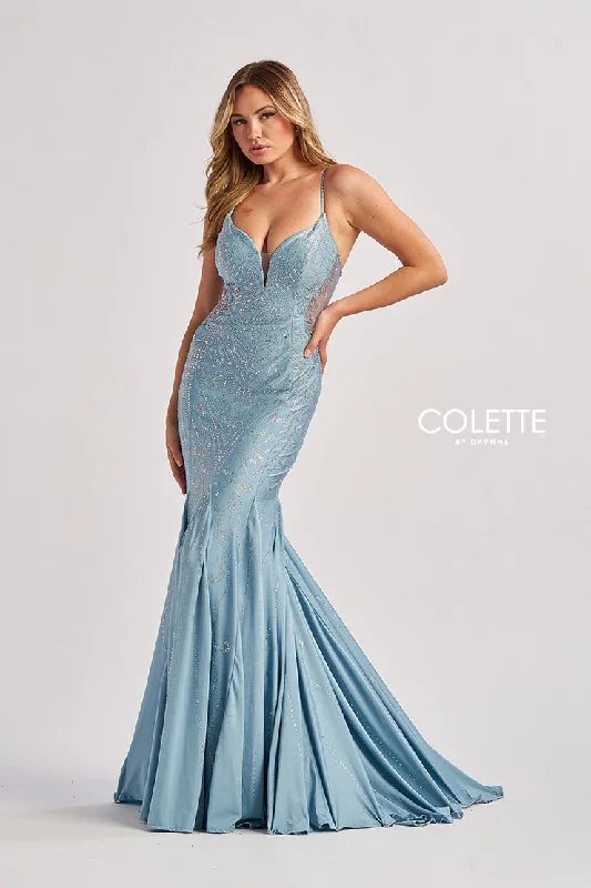 Ruffle Evening Dress -Colette: CL8550