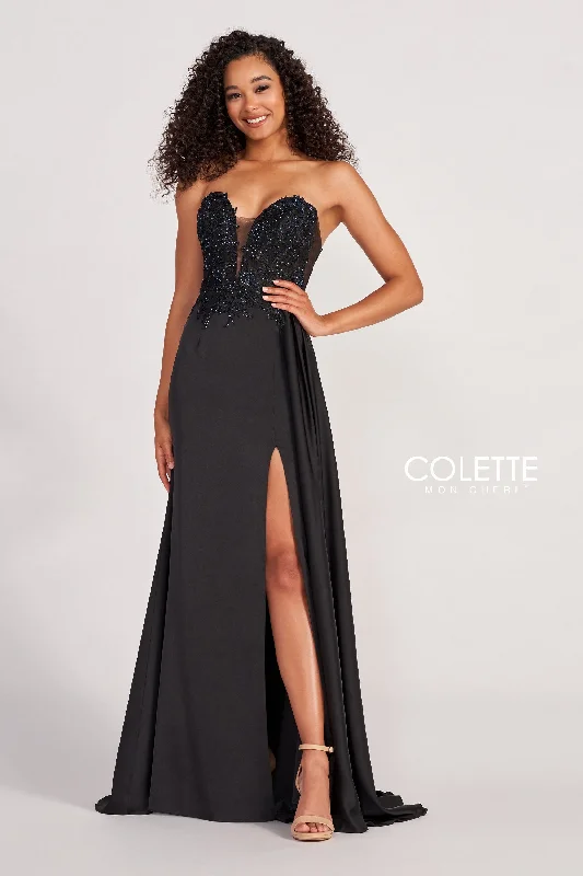 Plush Evening Dress -Colette: CL2053