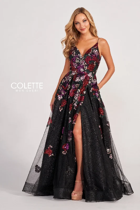 Plush Evening Dress -Colette: CL2069