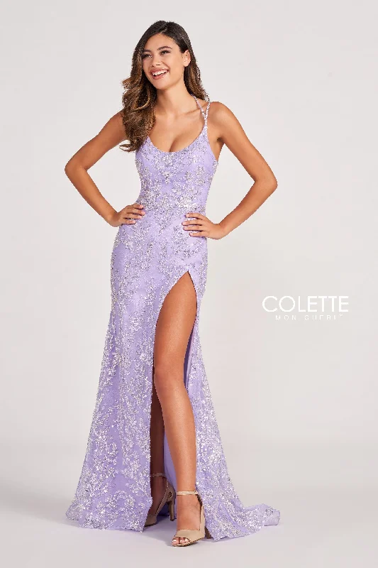 Sheer Evening Dress -Colette: CL2050