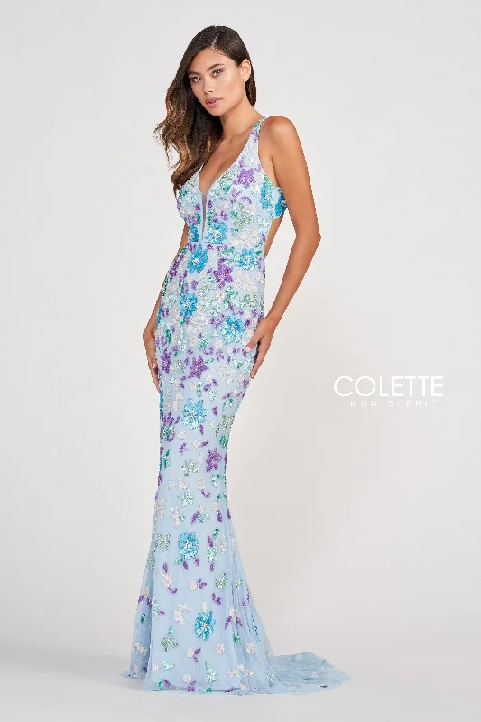 Check Evening Dress -Colette: CL2088