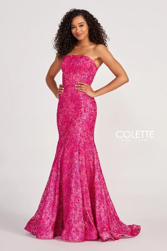 Suede Evening Dress -Colette: CL2048