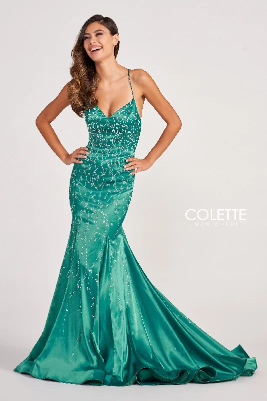 Print Evening Dress -Colette: CL2043