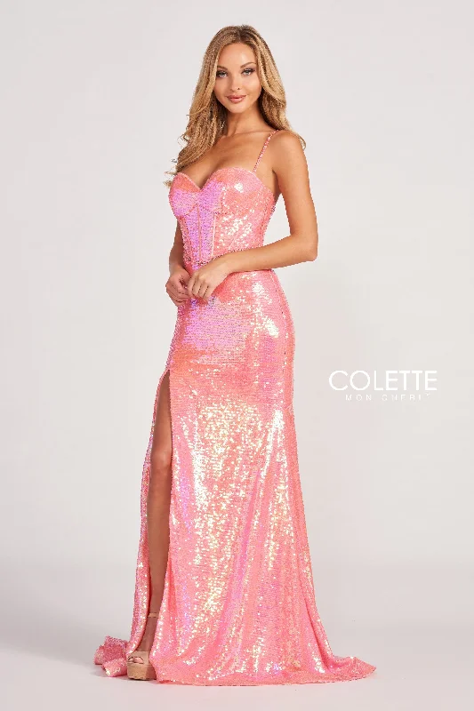 Pleat Evening Dress -Colette: CL2054