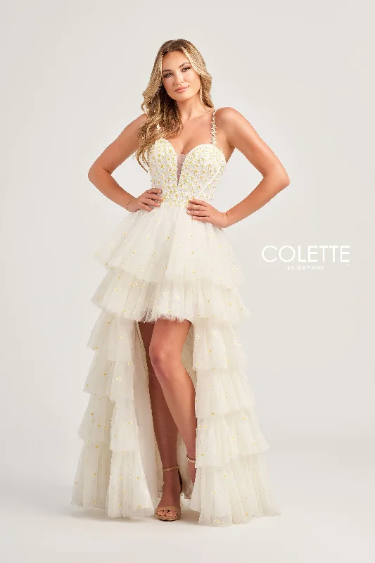 Ruffle Evening Dress -Colette: CL5237