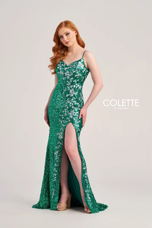 Belted Evening Dress -Colette: CL5196