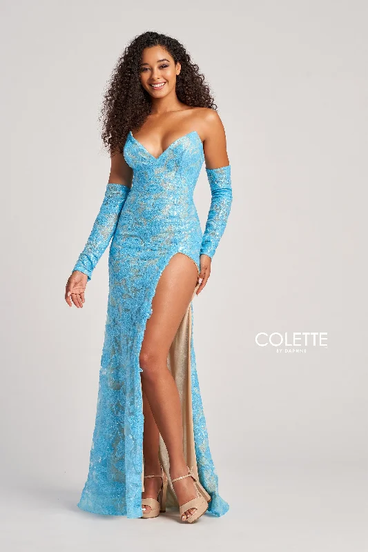 Side Evening Dress -Colette: CL5107