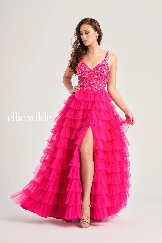 Check Evening Dress -Ellie Wilde: EW35059