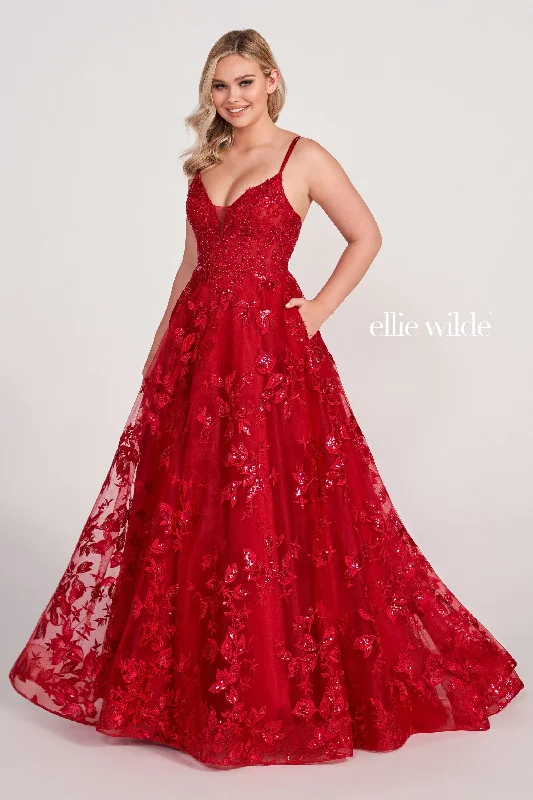 Shift Evening Dress -Ellie Wilde: EW34119