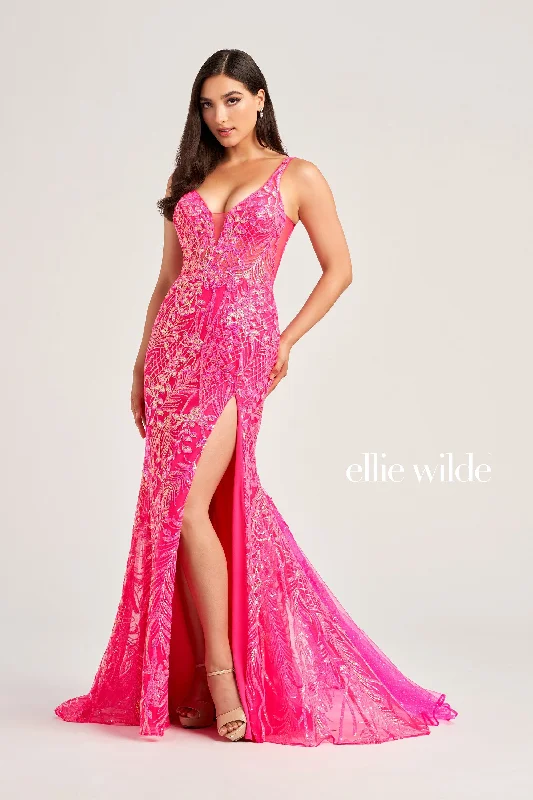 Blue Evening Dress for Prom Nights -Ellie Wilde: EW35201