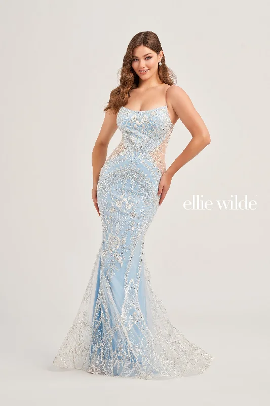 Mesh Evening Dress -Ellie Wilde: EW35097