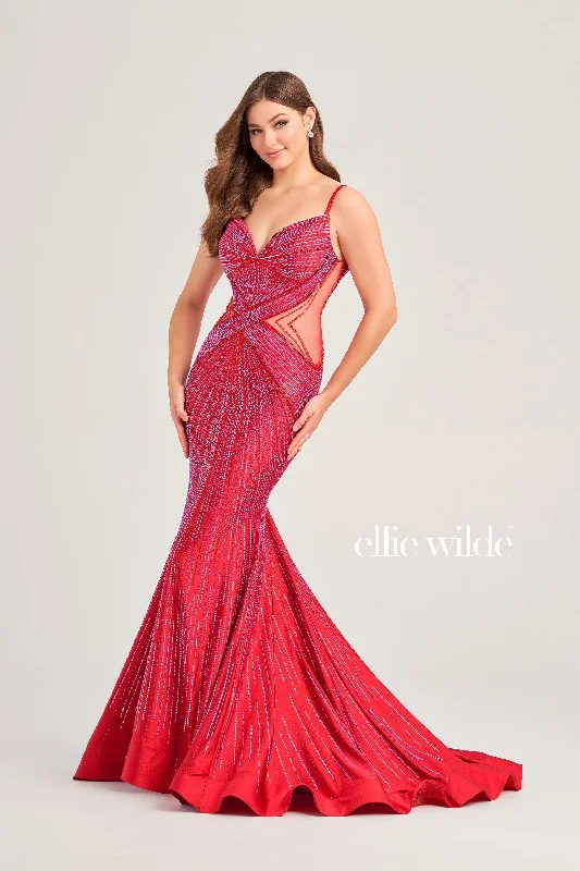 Mesh Evening Dress -Ellie Wilde: EW35001