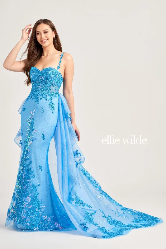 Flounce Evening Dress -Ellie Wilde: EW35207