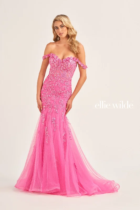 Wrap Evening Dress -Ellie Wilde: EW35102