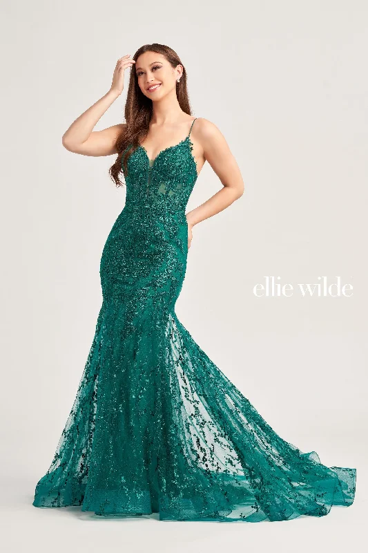 Cross Evening Dress -Ellie Wilde: EW35010