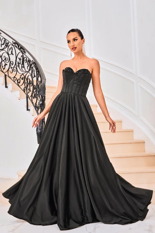 Coffee Evening Dress -Jadore: J24006