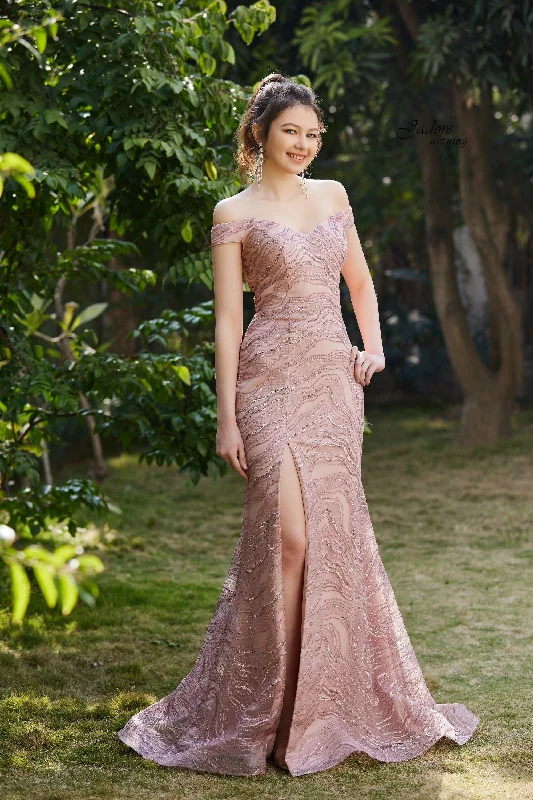 Lace Evening Dress -Jadore: J21004