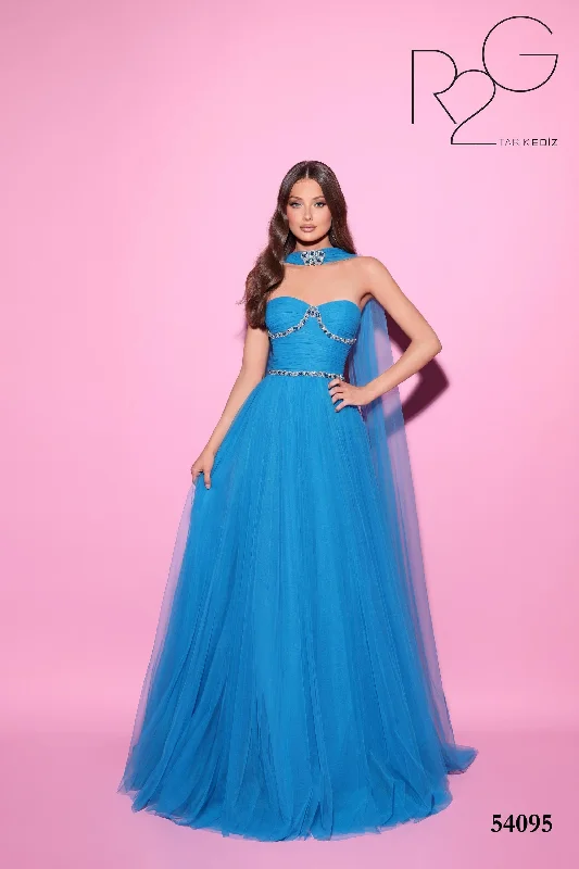 Bow Evening Dress -Tarik Ediz (R2G): 54095