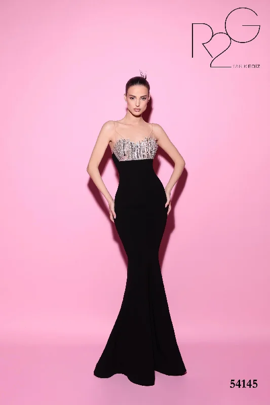 Winter Evening Dress -Tarik Ediz (R2G): 54145