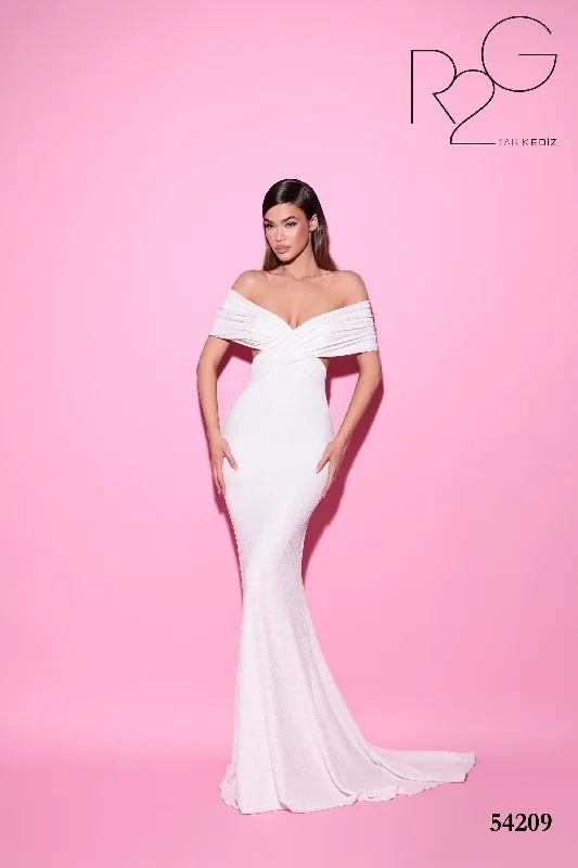 Mesh Evening Dress -Tarik Ediz (R2G): 54209