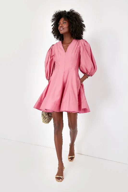 Mini Dresses for Relaxed Nights -Pink Loraine Mini Dress