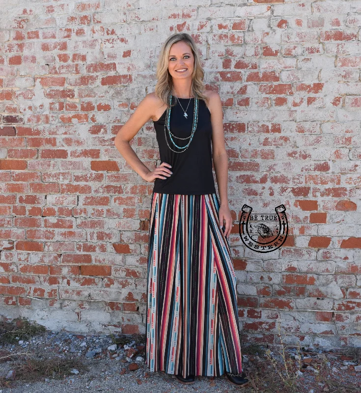 Funky-Print Maxi Dresses -The Serape Kreek Maxi Skirt