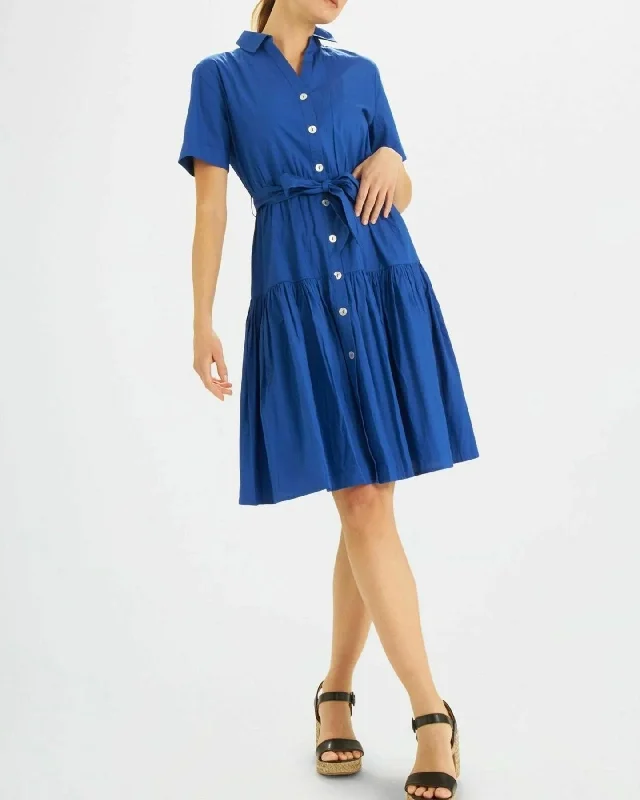 Puff-Cuff Midi Dresses -SMERA MART Women Solid 100% Premium Cotton Midi Shirt Dress